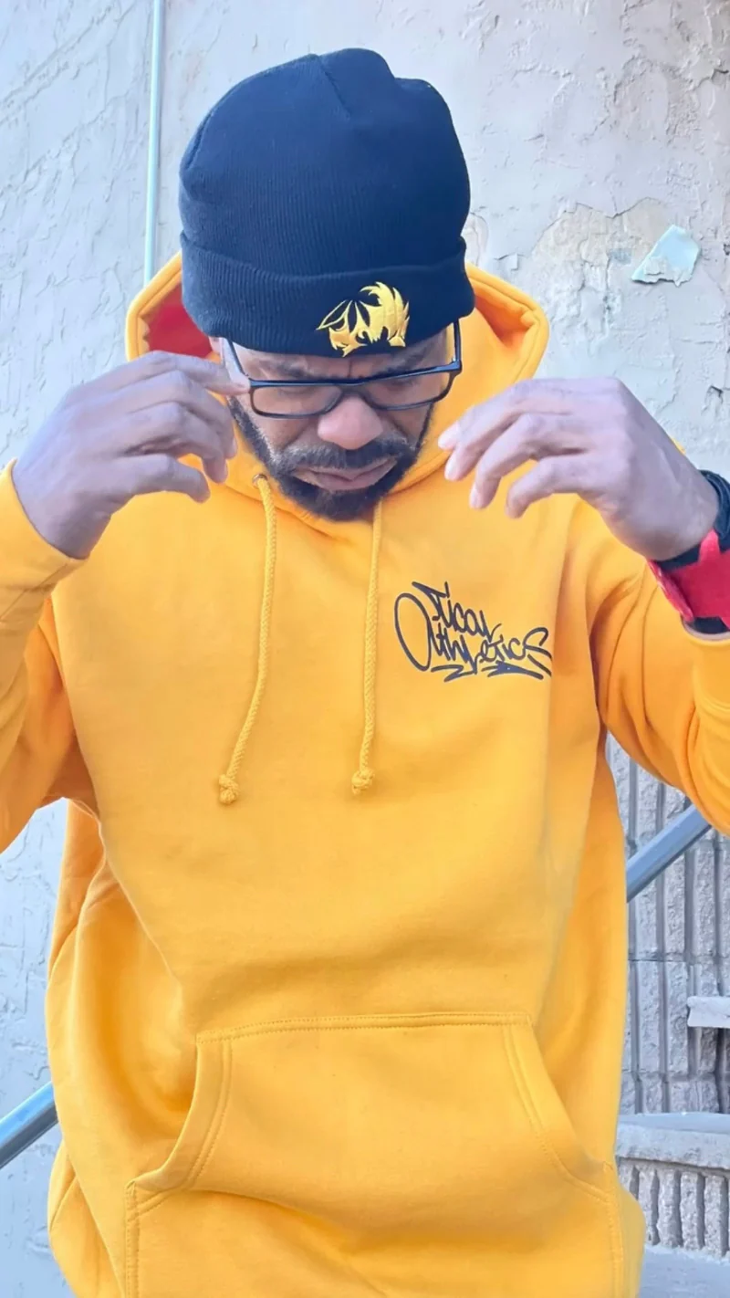 TICAL Athletics Pullover Hoodie Yellow and Black - Image 5