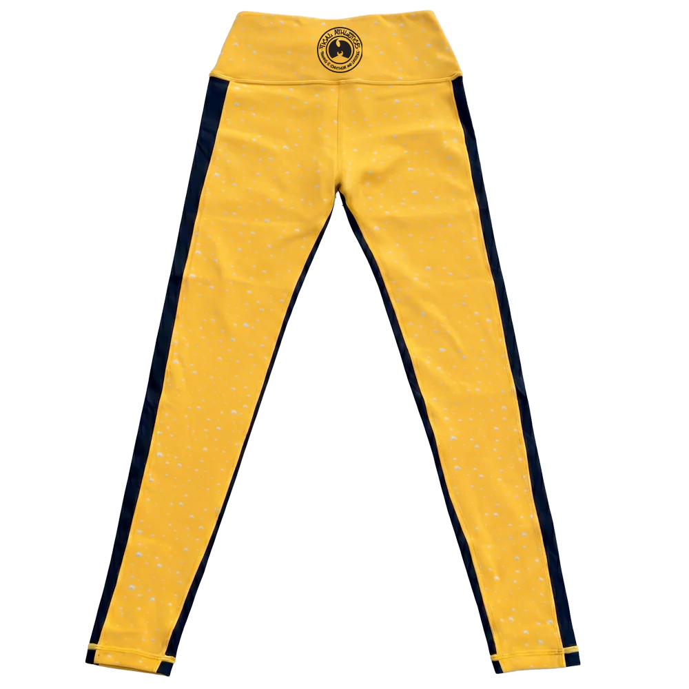 TICAL Athletics Women's Leggings Yellow and Black - Image 3